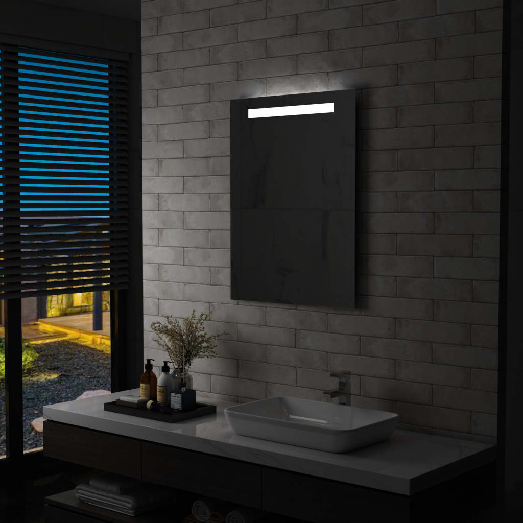 Badezimmer-Wandspiegel mit LED 60 x 80 cm