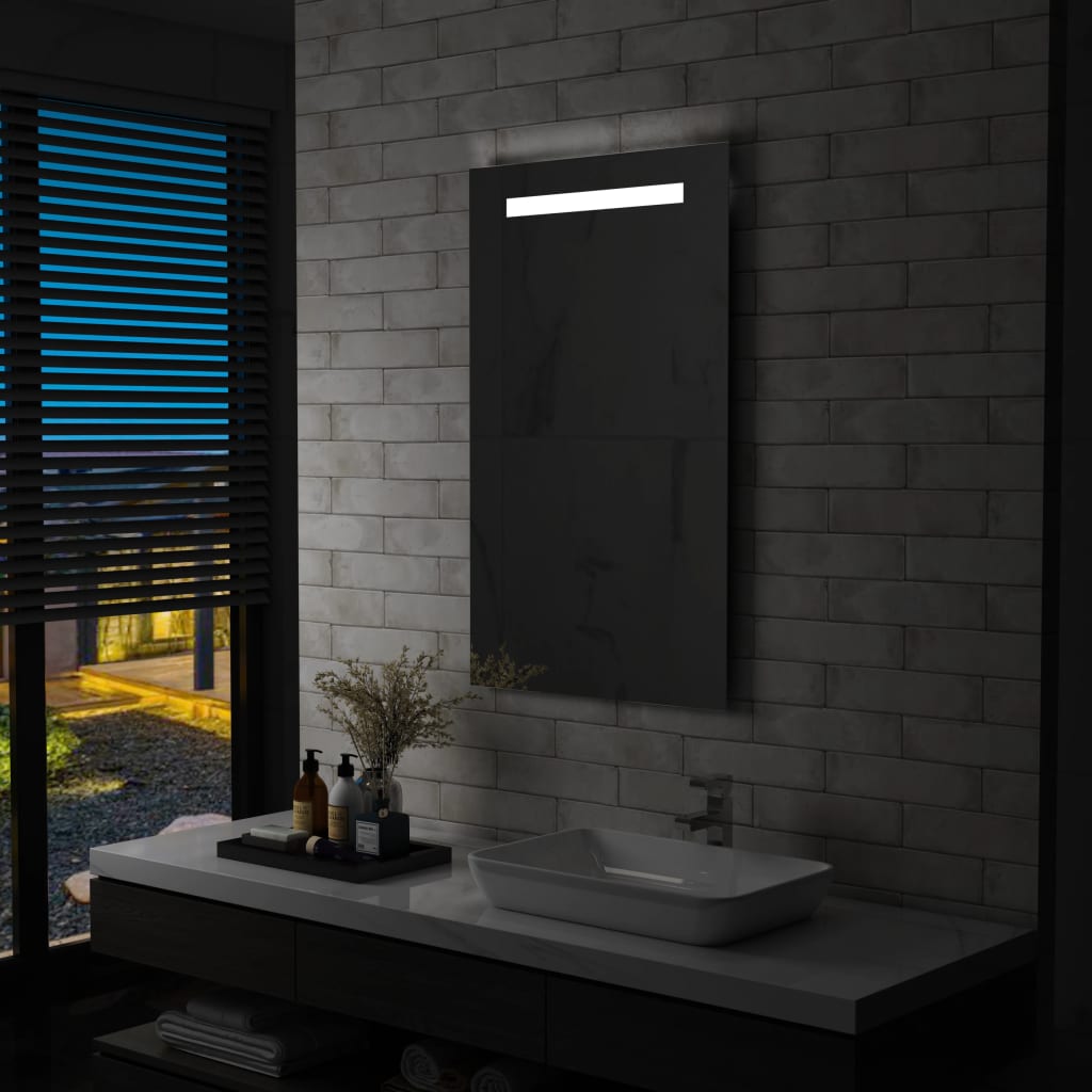 Badezimmer-Wandspiegel mit LED 60 x 100 cm
