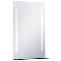Thumbnail for Badezimmer-LED-Wandspiegel mit Regal 60×80 cm