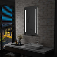 Thumbnail for Badezimmer-LED-Wandspiegel mit Regal 60×100 cm