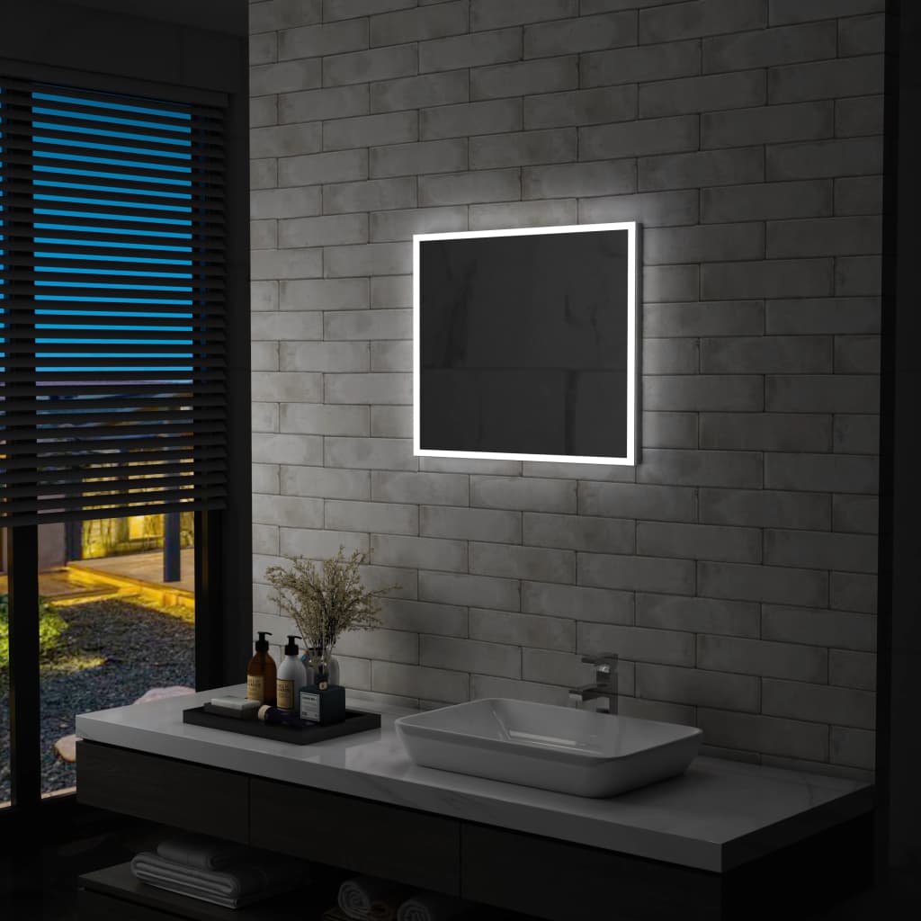 Badezimmer-Wandspiegel mit LED 60 x 50 cm