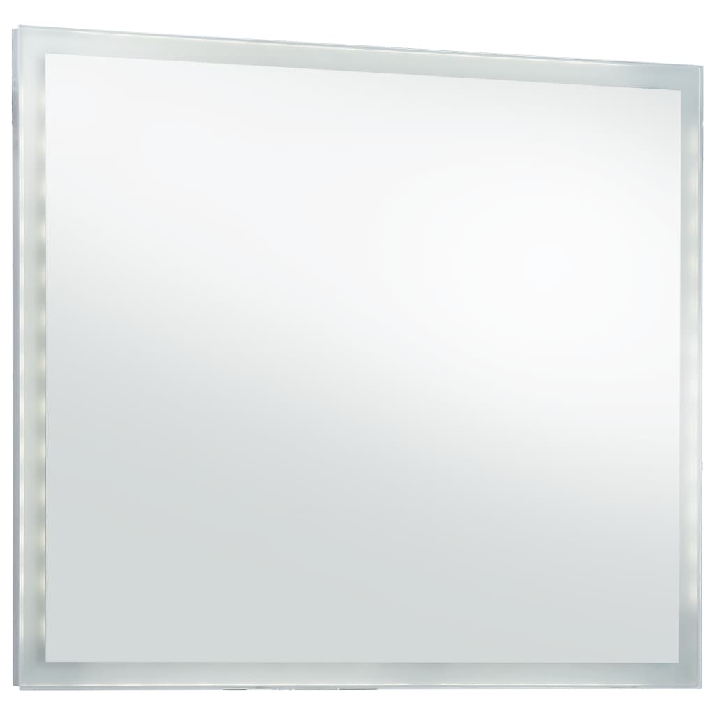 Badezimmer-Wandspiegel mit LED 80 x 60 cm
