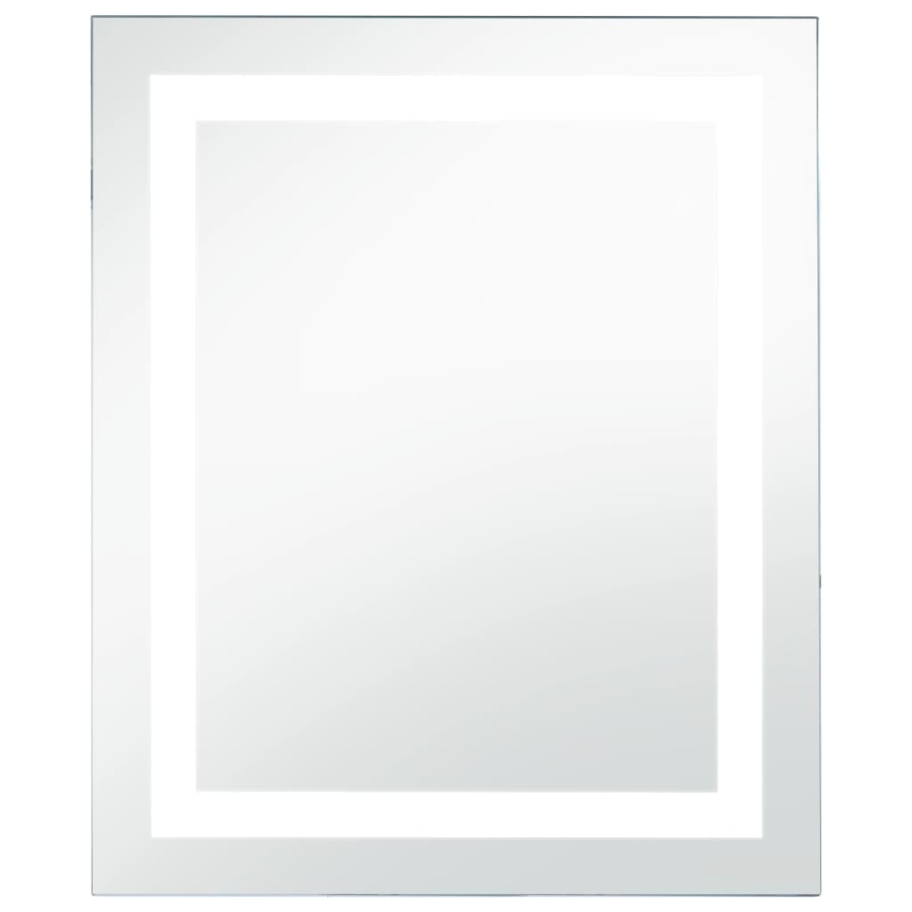 Badezimmerspiegel mit LED und Touch-Sensor 50 x 60 cm