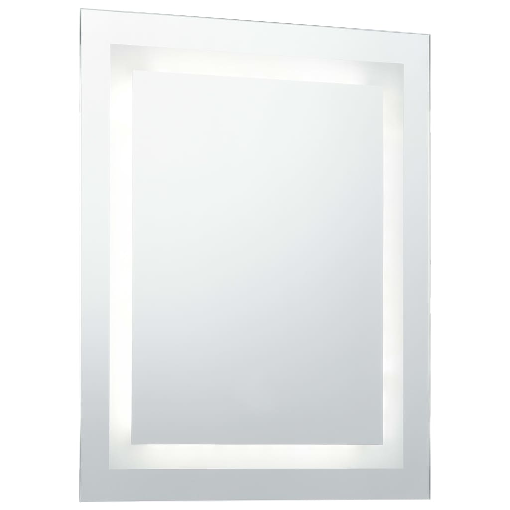 Badezimmerspiegel mit LED und Touch-Sensor 50 x 60 cm
