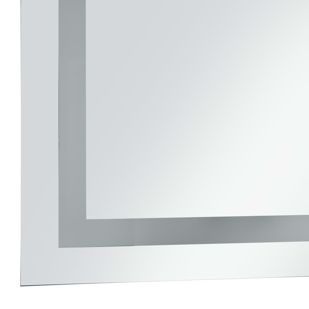 Badezimmerspiegel mit LED und Touch-Sensor 50 x 60 cm