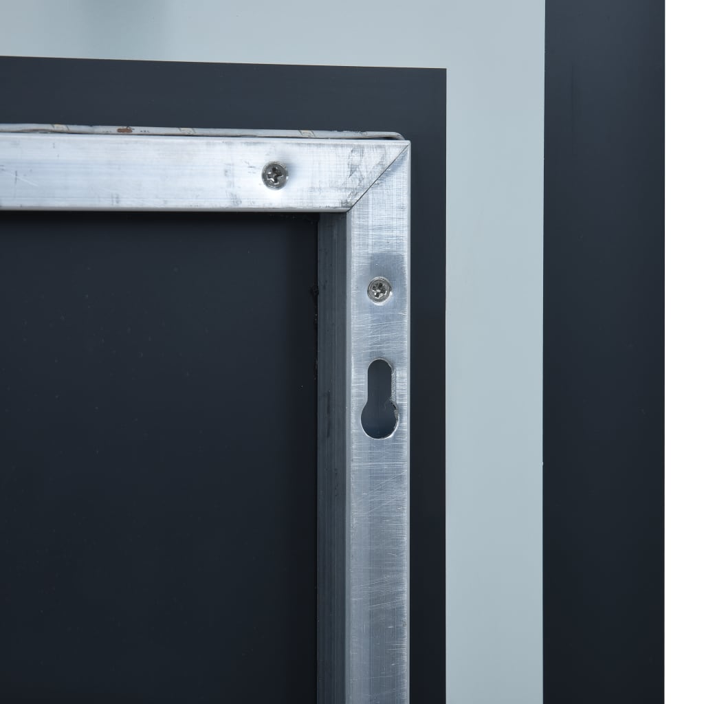 Badezimmerspiegel mit LED und Touch-Sensor 60 x 80 cm