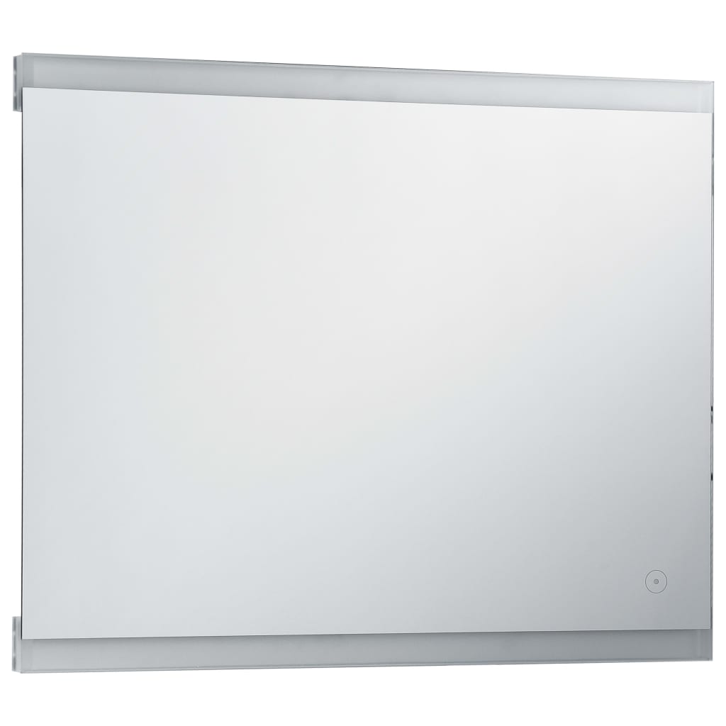 Badezimmer-Wandspiegel mit LED und Touch-Sensor 80 x 60 cm