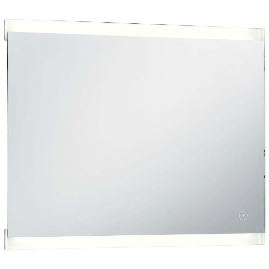 Badezimmer-Wandspiegel mit LED und Touch-Sensor 80 x 60 cm