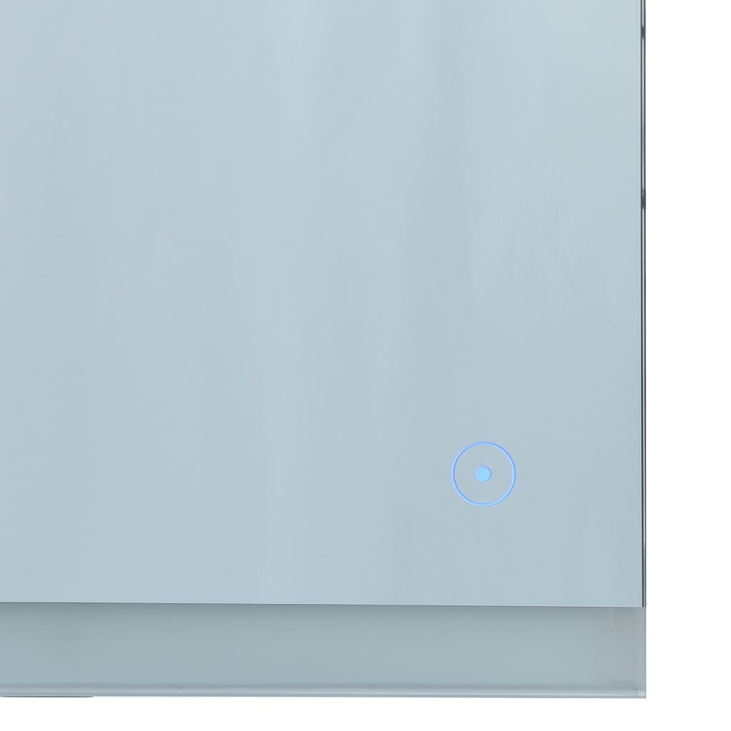 Badezimmer-Wandspiegel mit LED und Touch-Sensor 80 x 60 cm