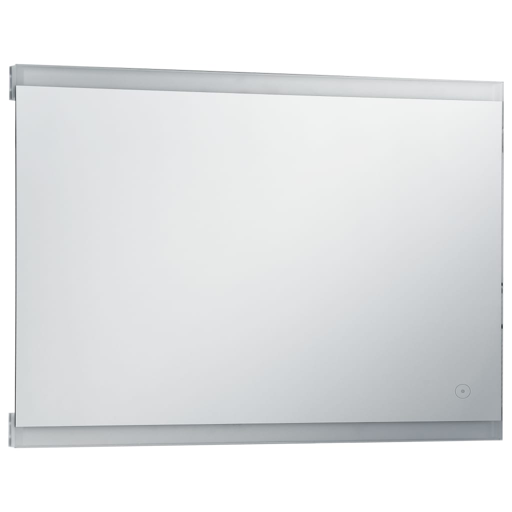 Badezimmer-Wandspiegel mit LED und Touch-Sensor 100 x 60 cm