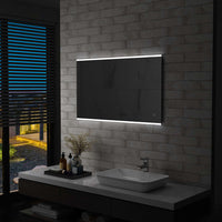 Thumbnail for Badezimmer-Wandspiegel mit LED und Touch-Sensor 100 x 60 cm