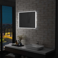 Thumbnail for Badezimmer-Wandspiegel mit LED und Touch-Sensor 80 x 60 cm