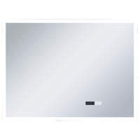 Thumbnail for LED-Badspiegel mit Touch-Sensor und Zeitanzeige 80×60 cm