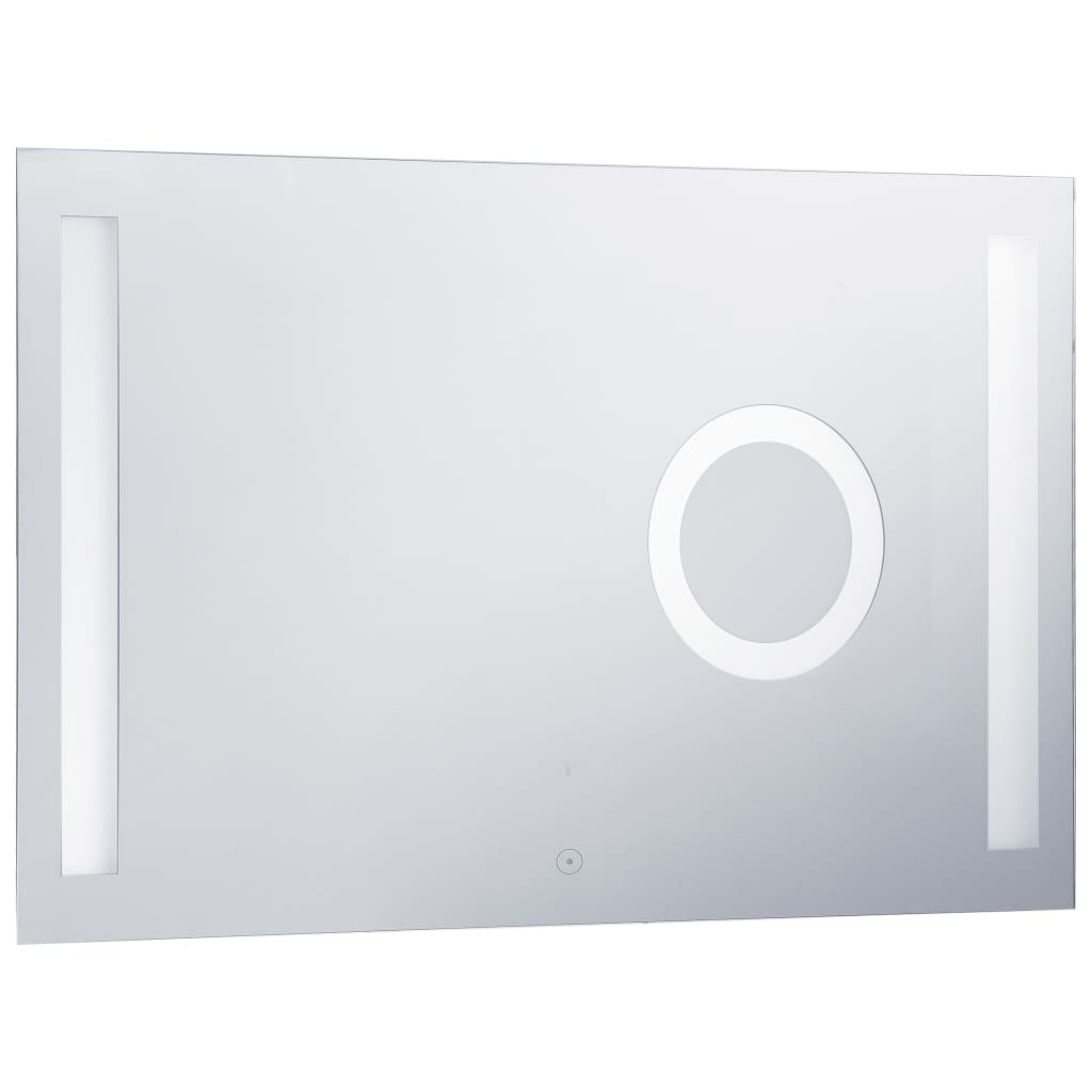 Badezimmer-Wandspiegel mit LED und Touch-Sensor 100 x 60 cm