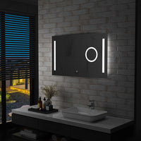 Thumbnail for Badezimmer-Wandspiegel mit LED und Touch-Sensor 100 x 60 cm