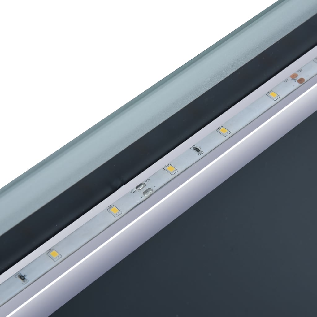 Badezimmer-Wandspiegel mit LED und Touch-Sensor 80×60 cm