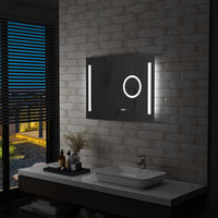 Thumbnail for Badezimmer-Wandspiegel mit LED und Touch-Sensor 80×60 cm