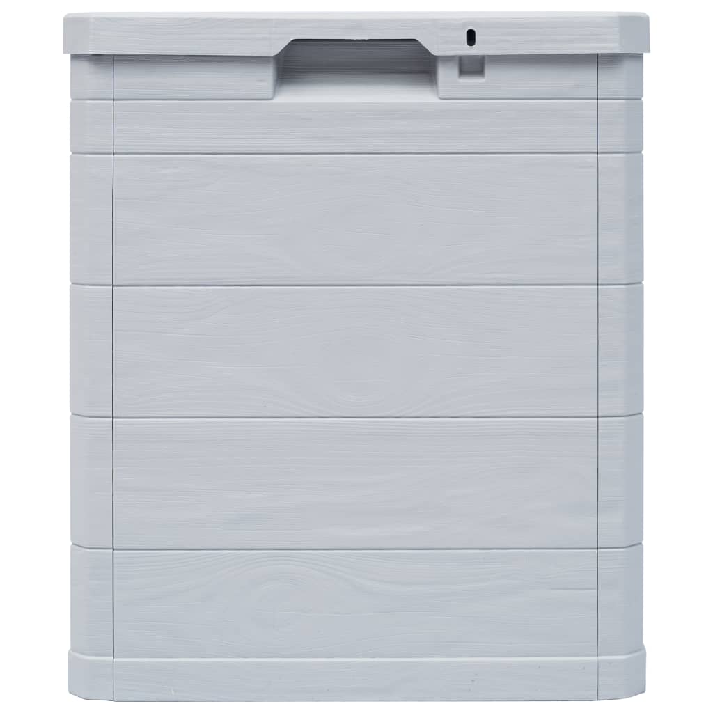 Garten-Aufbewahrungsbox 90 L Hellgrau