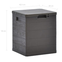 Thumbnail for Garten-Aufbewahrungsbox 90 L Braun