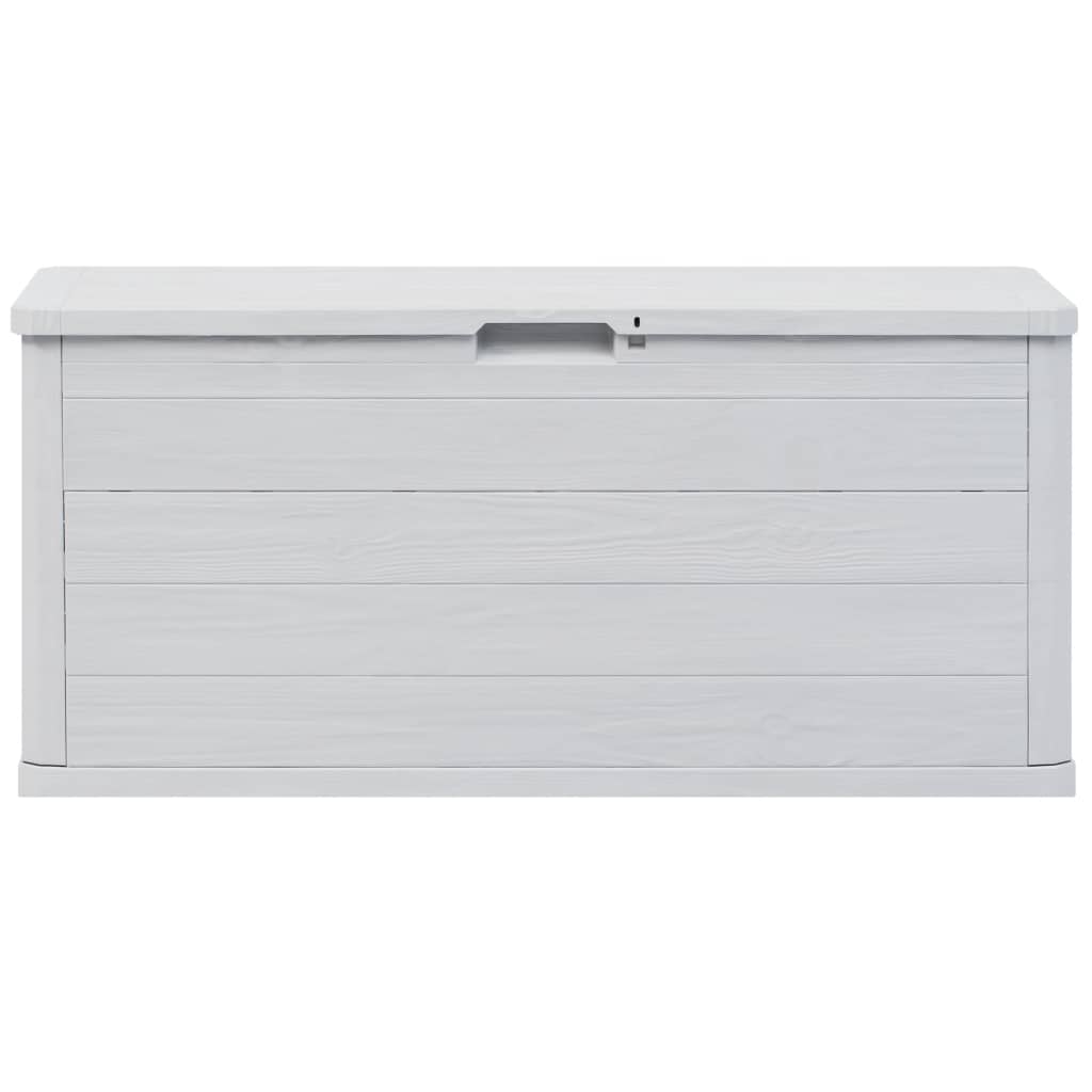 Garten-Aufbewahrungsbox 280 L Hellgrau