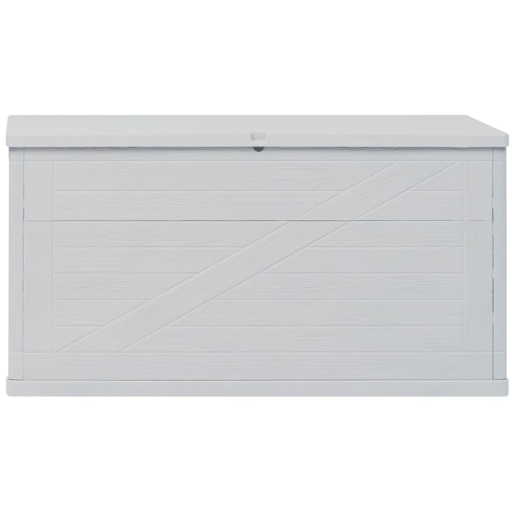 Garten-Aufbewahrungsbox 420 L Hellgrau