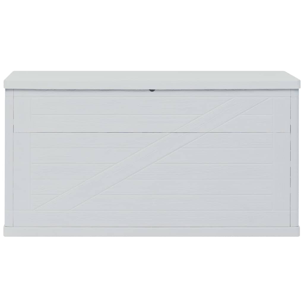Garten-Aufbewahrungsbox 420 L Hellgrau