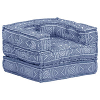 Thumbnail for Modularer Pouf Indigo Stoff