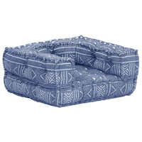Thumbnail for Modularer Pouf Indigo Stoff