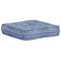 Thumbnail for Modularer Pouf Indigo Stoff