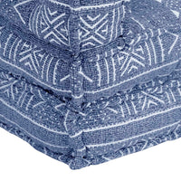 Thumbnail for Modularer Pouf Indigo Stoff
