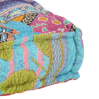 Thumbnail for Pouf Patchwork Stoff