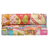 Thumbnail for Pouf Patchwork Stoff