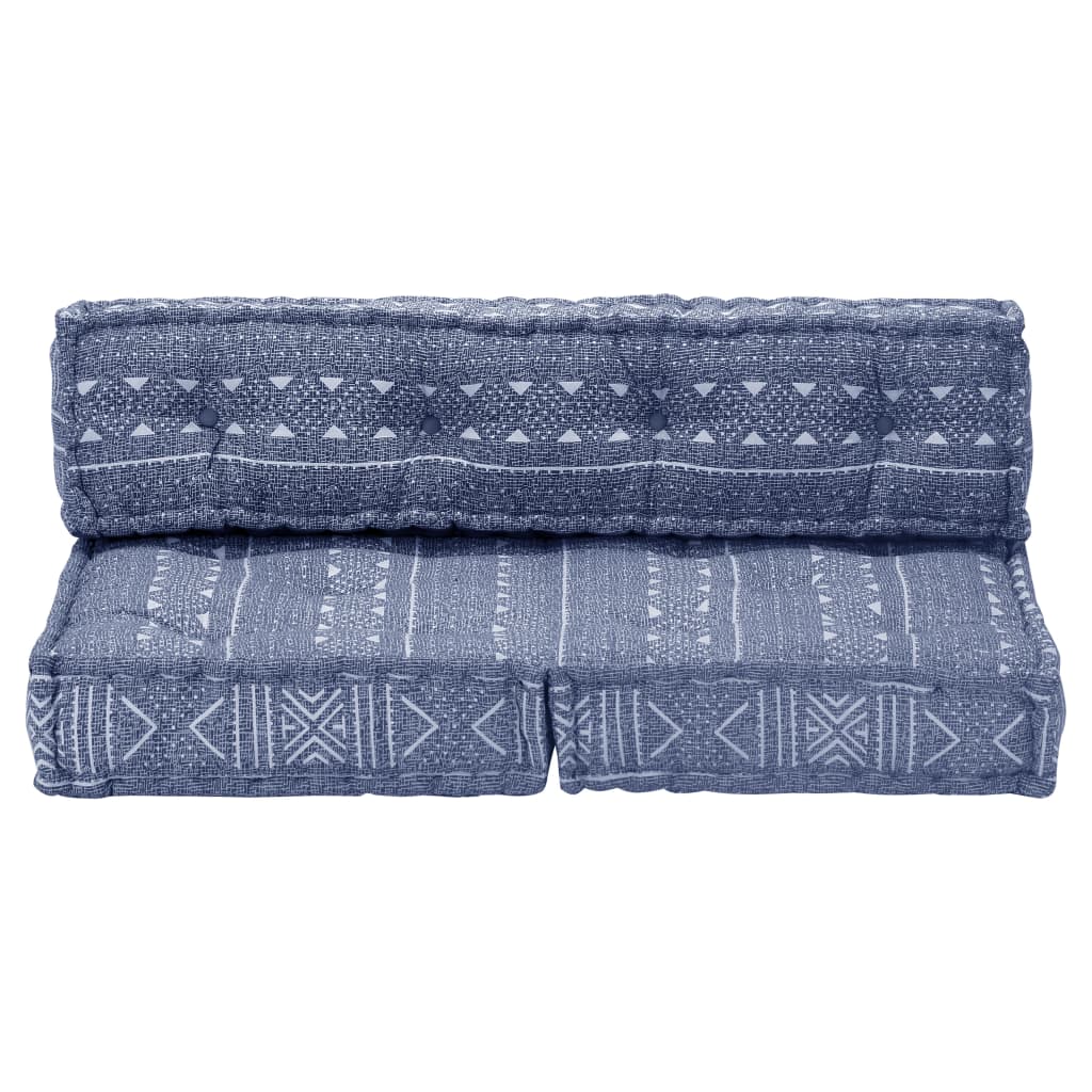 Pouf Indigo Stoff