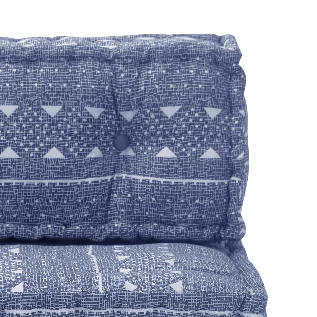 Pouf Indigo Stoff