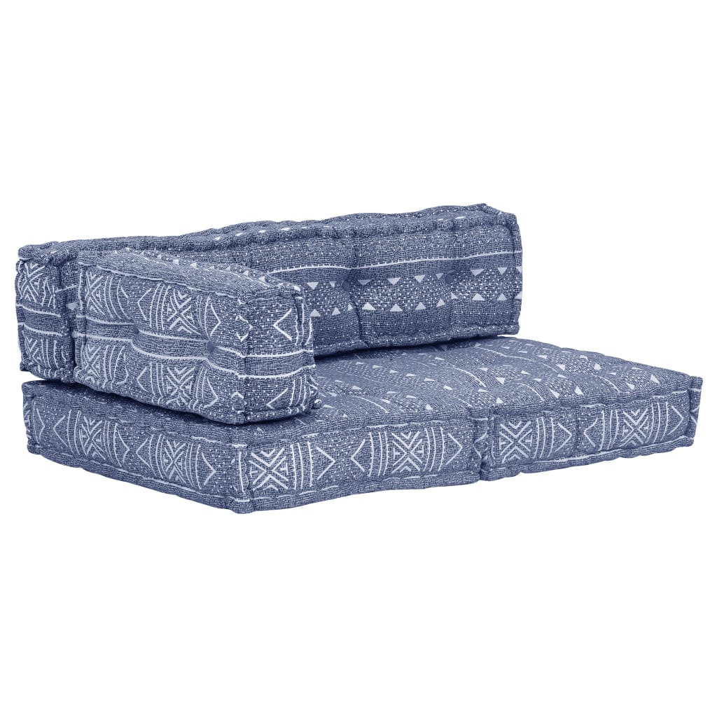 Pouf Indigo Stoff