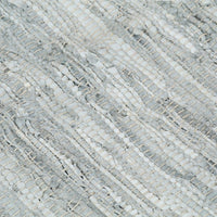 Thumbnail for Handgewebter Chindi-Teppich Leder 120x170 cm Grau