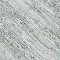 Thumbnail for Handgewebter Chindi-Teppich Leder 190x280 cm Grau
