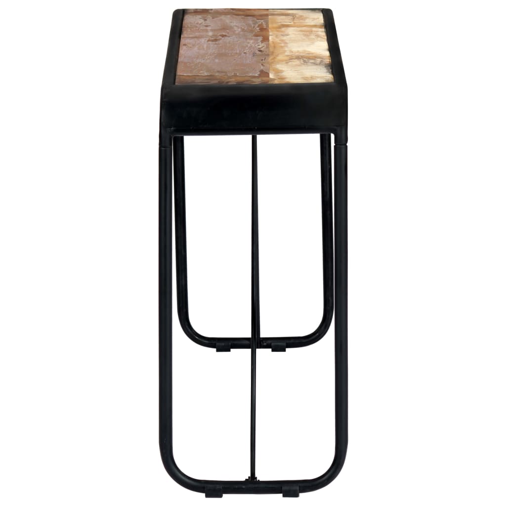 Konsolentisch 140x35x76 cm Altholz Massiv