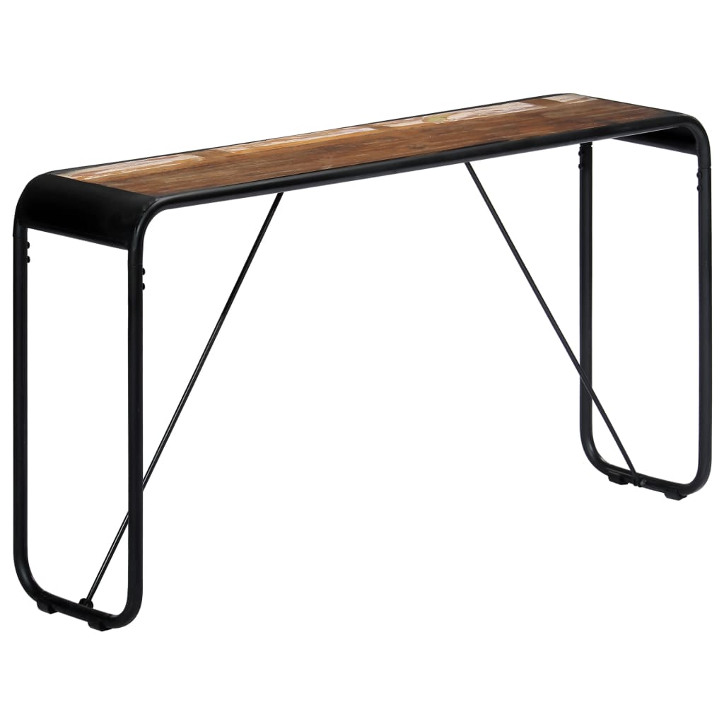 Konsolentisch 140x35x76 cm Altholz Massiv