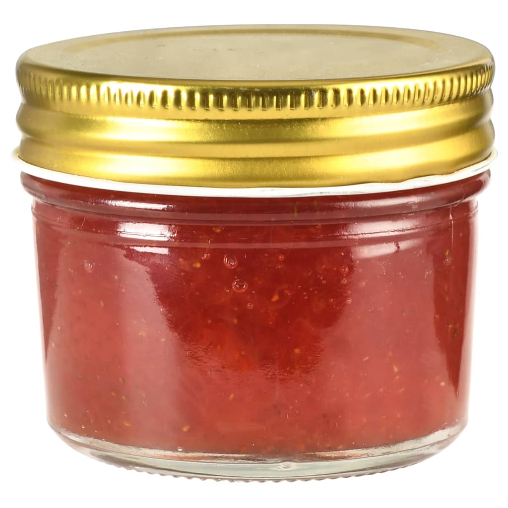 Marmeladengläser mit goldenen Deckeln 24 Stk. 110 ml