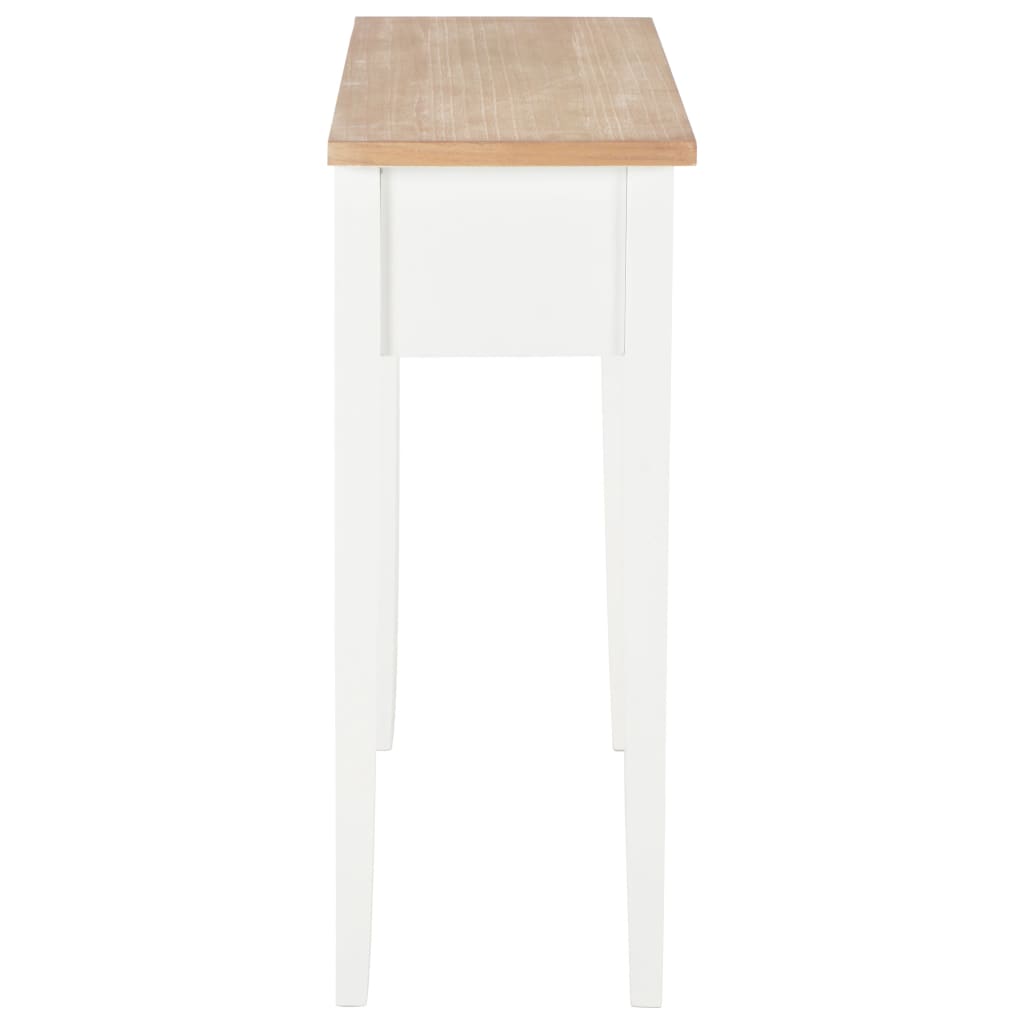Frisiertisch Konsolentisch Weiß 79 x 30 x 74 cm Holz