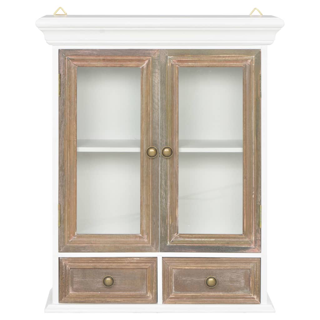 Wandschrank Weiß 49 x 22 x 59 cm Massivholz