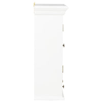 Thumbnail for Wandschrank Weiß 49 x 22 x 59 cm Massivholz