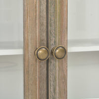 Thumbnail for Wandschrank Weiß 49 x 22 x 59 cm Massivholz