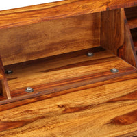 Thumbnail for Schreibtisch 110 x 50 x 94 cm Massivholz und Stahl