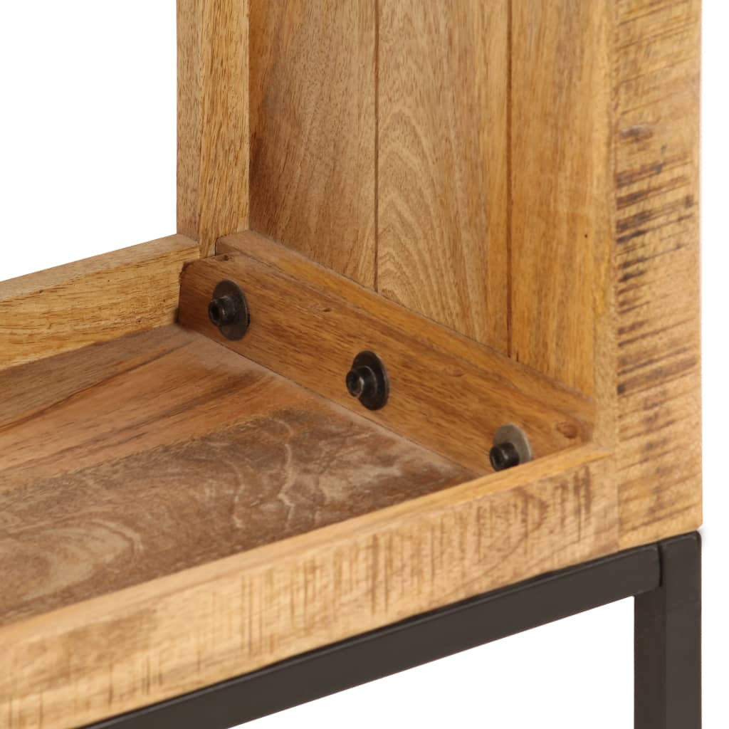 Bücherregal 40 x 30 x 175 cm Mango Massivholz