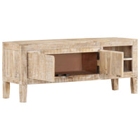 Thumbnail for TV-Schrank 110x35x46 cm Massivholz Mango