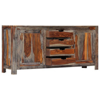 Thumbnail for Sideboard Grau 160 x 40 x 75 cm Massivholz