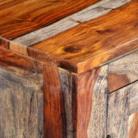 Thumbnail for Sideboard Grau 160 x 40 x 75 cm Massivholz