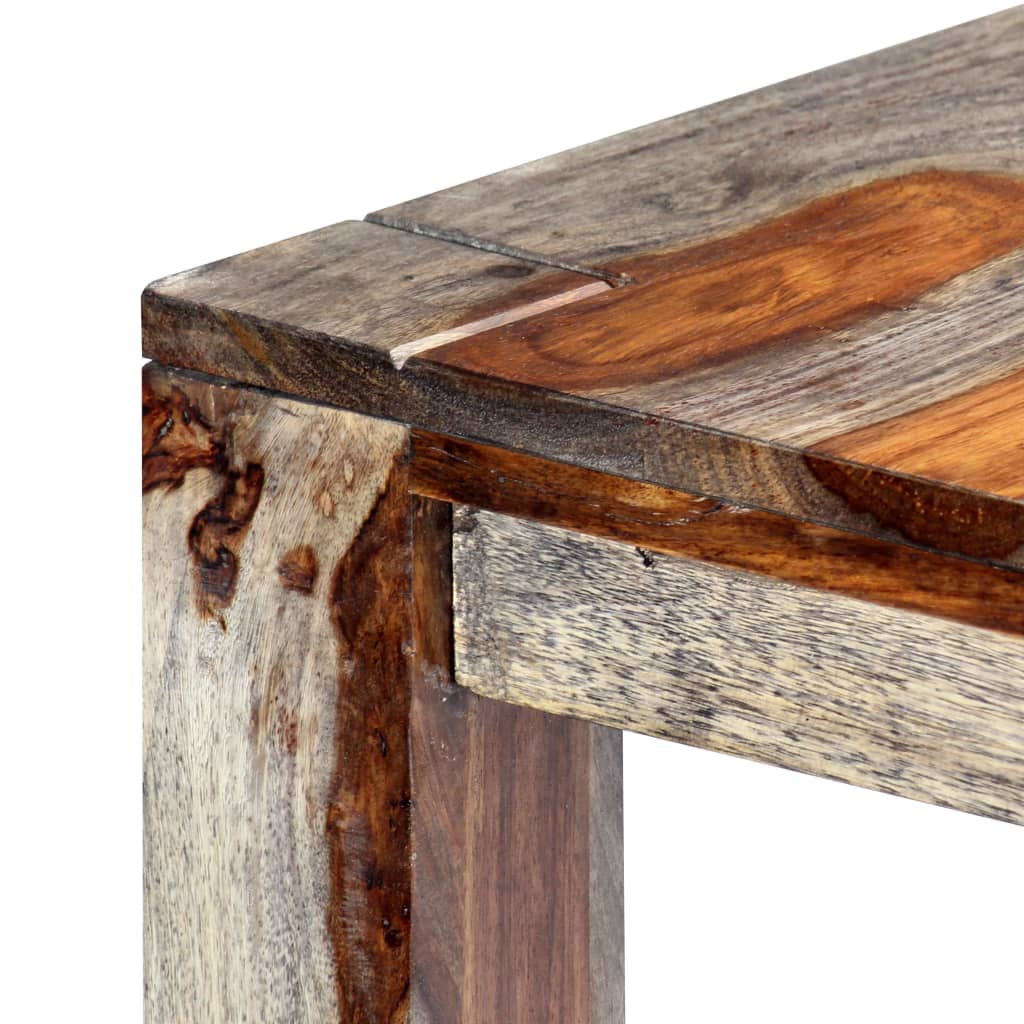 Esstisch Grau 140 x 70 x 76 cm Massivholz